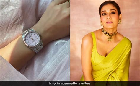 Nayanthara Matching Her Blush Pink Rs 5.3 Lakh Rolex Watch 